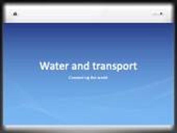 Lesson 8 - Year 7 - Geography - Transport and water