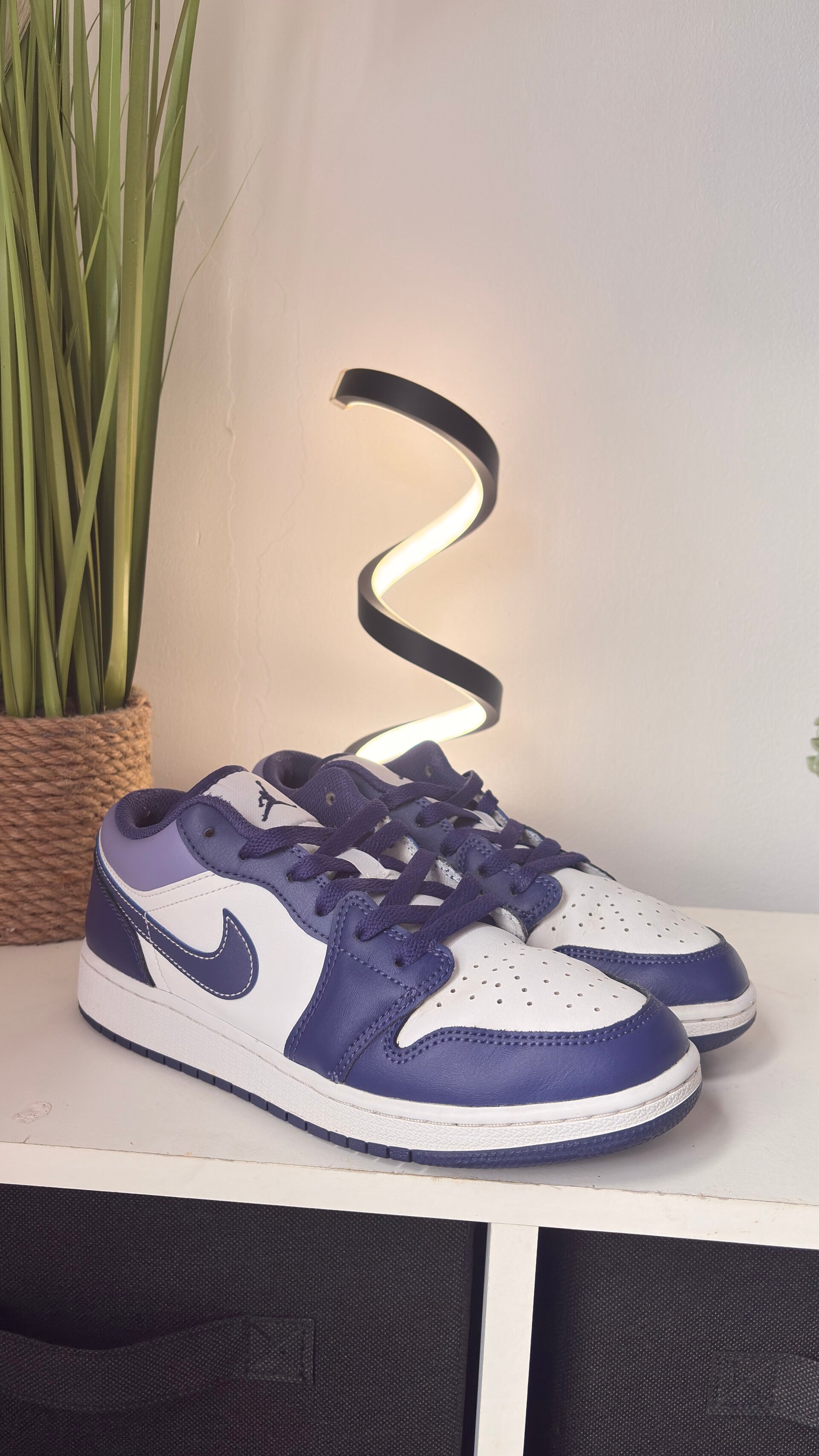 Jordan Low 1 - Purple Berry - Size 5.5