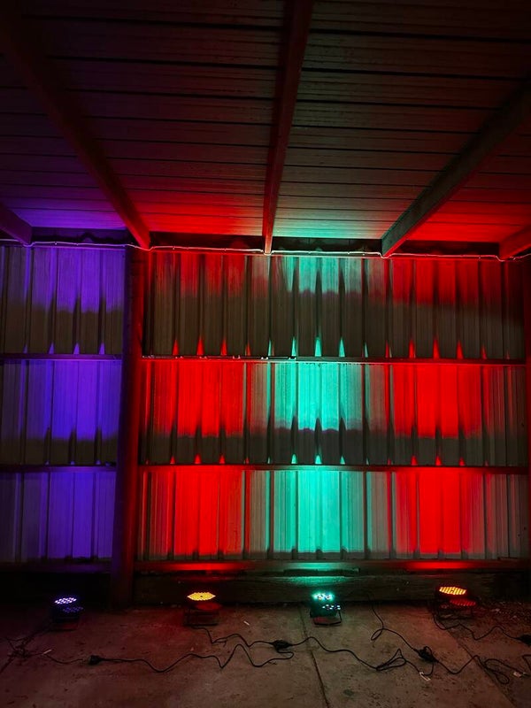 PAR LED fix light dmx controllable