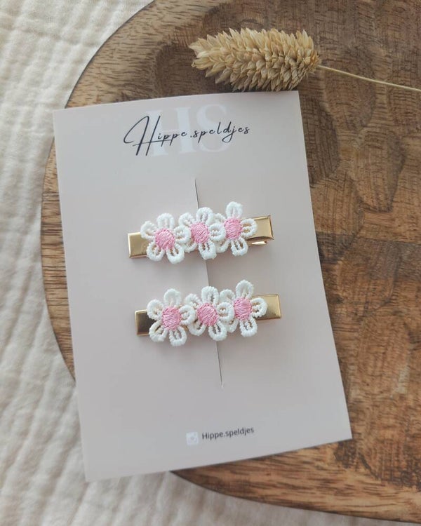 Alligator pink flower