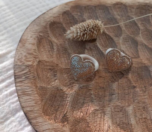 Mini elastiekjes golden heart