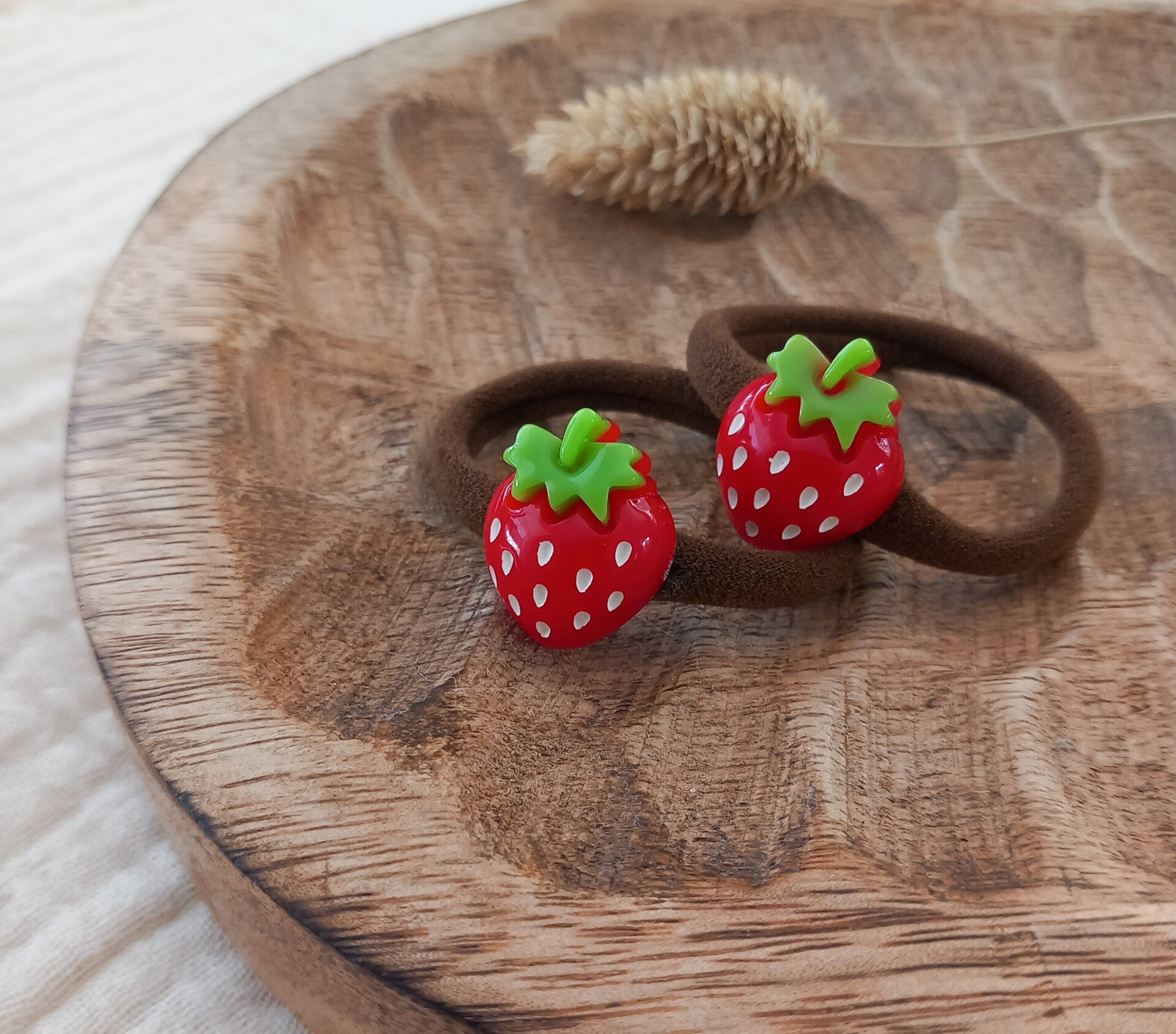 Elastiek rode aardbei