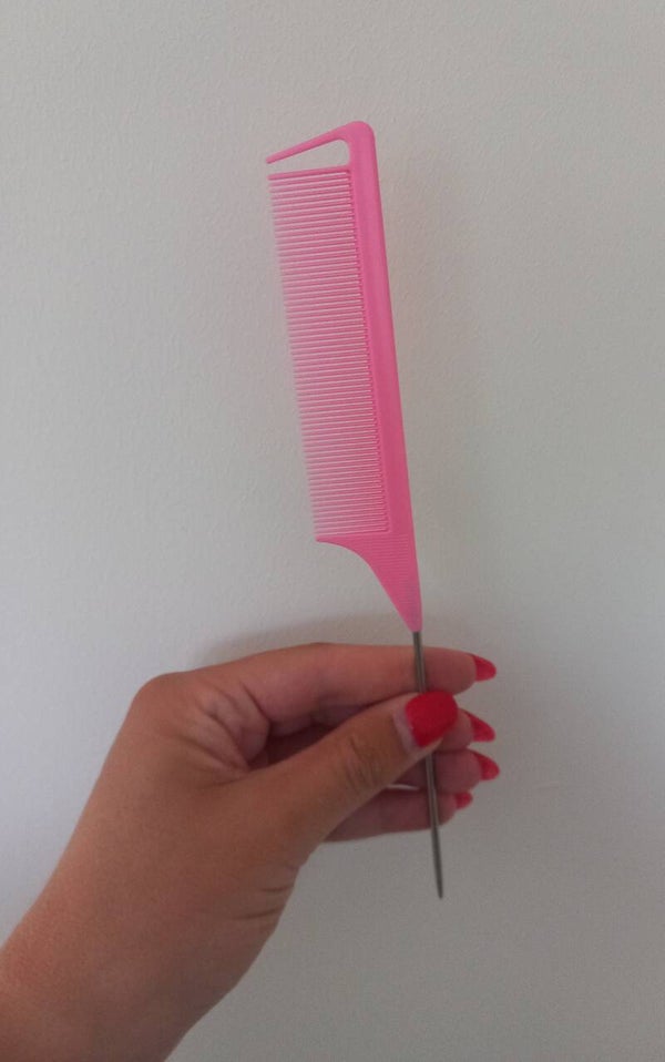 Haartools - Puntkam roze