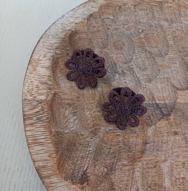 Mini elastiekjes - Coffee flower