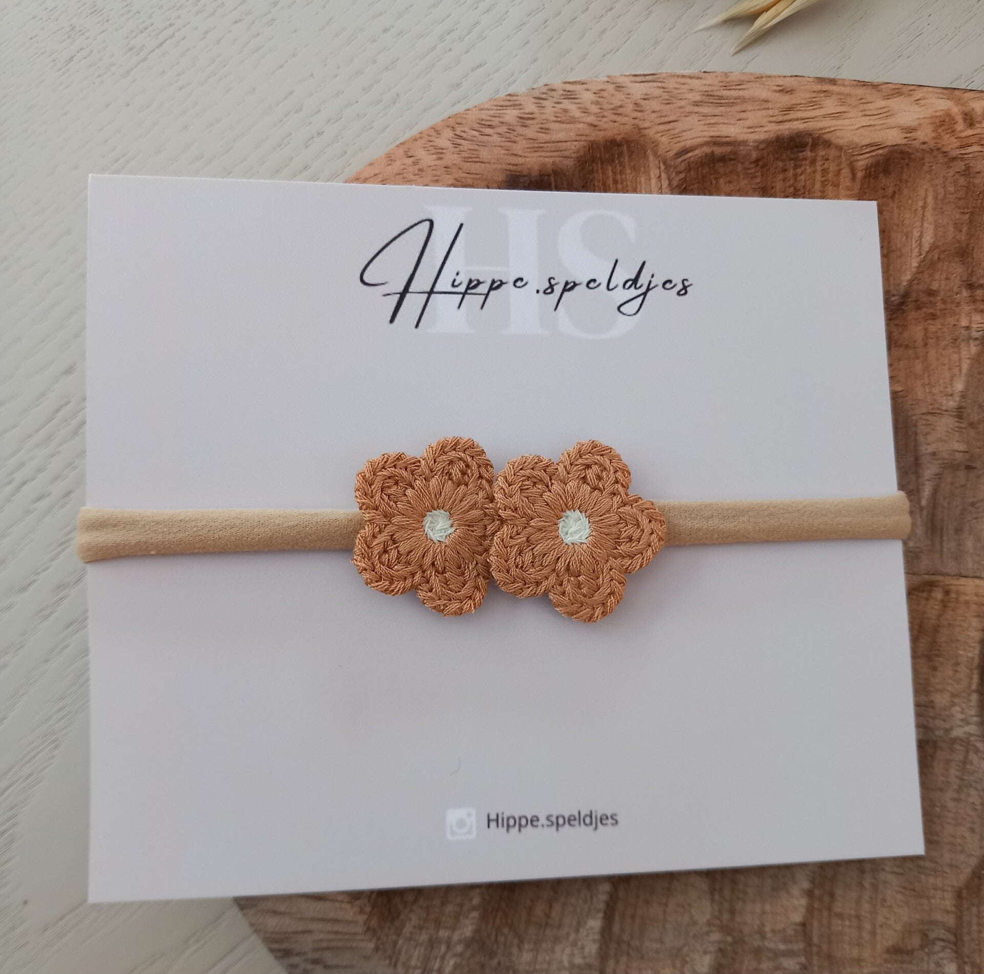 Haarbandje - Naturel flower