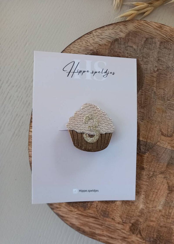 Verjaardag special cupcake naturel