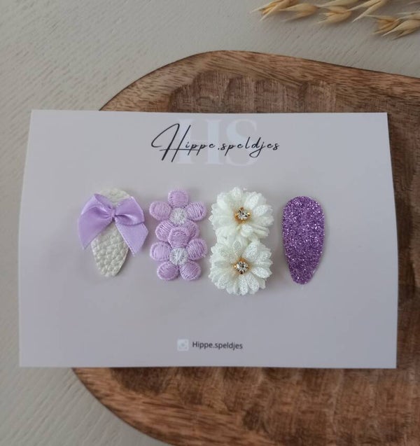 Antislip setje soft purple