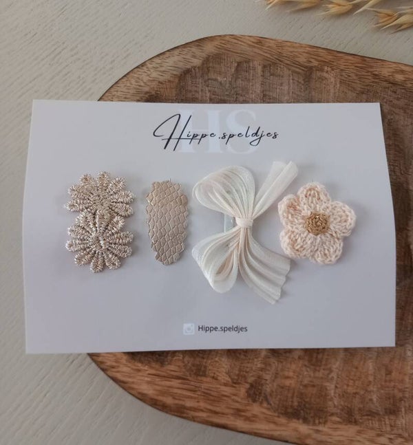 Antislip setje natural bow