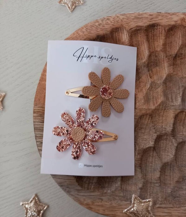 Set - glitter flowers 2