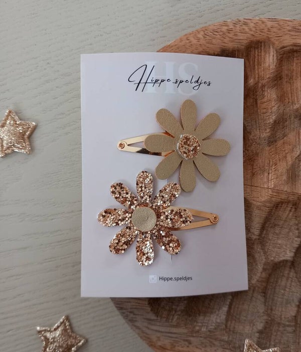 Set - glitter flowers 2