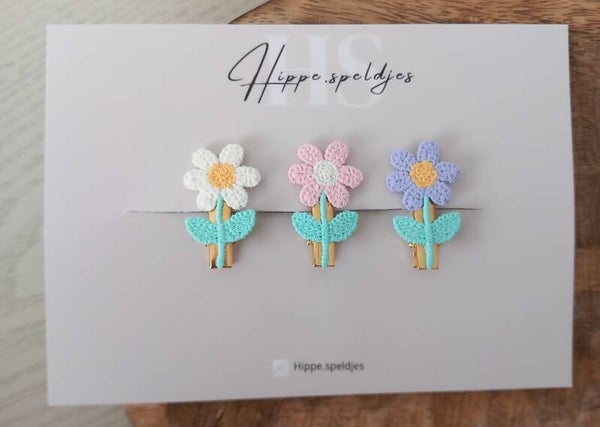 Set - Pink summer flower