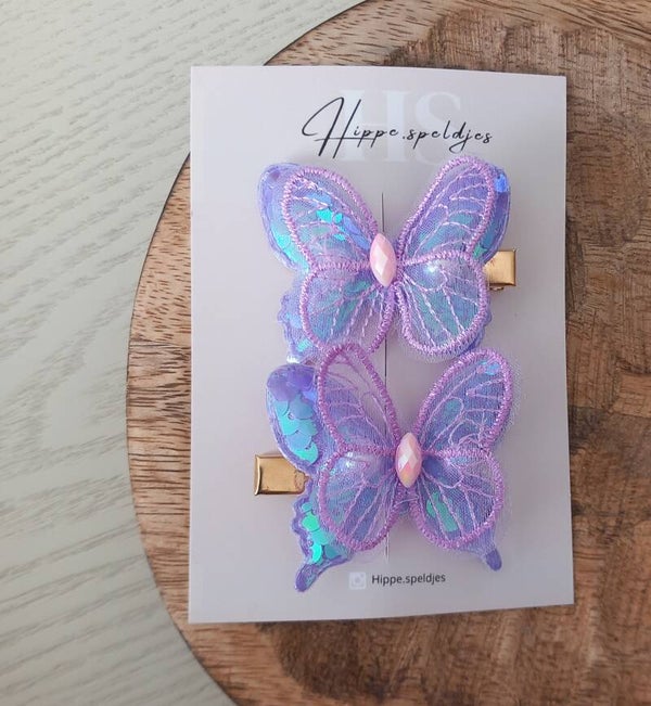 Alligator - Butterfly purple