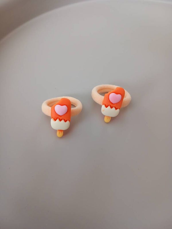 Mini elastiekje - Orange icecream