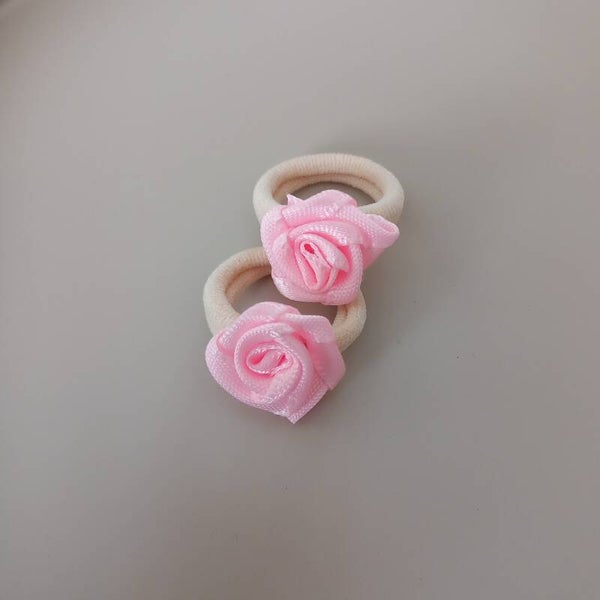 Mini elastiekje - soft pink