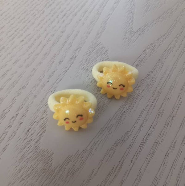 Mini elastiekjes - Sunshine