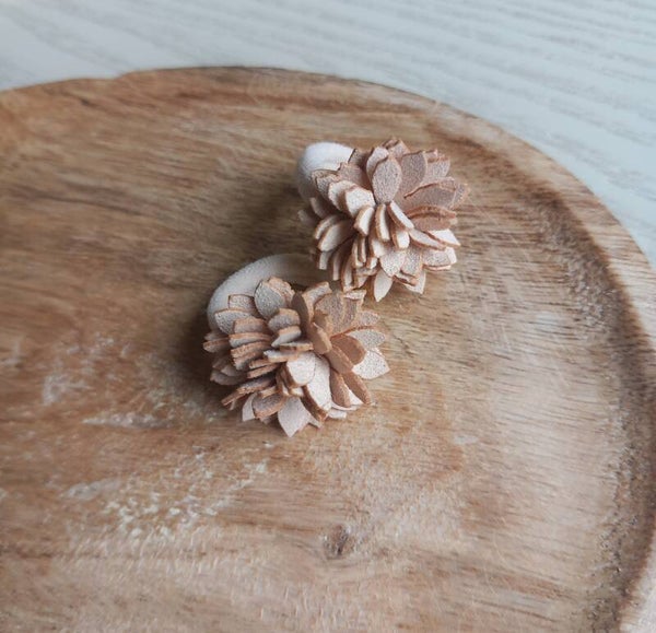 Mini elastiekjes - Naturel dot