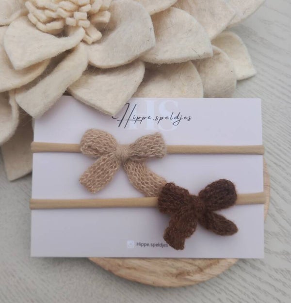 Haarbandje - wool bow