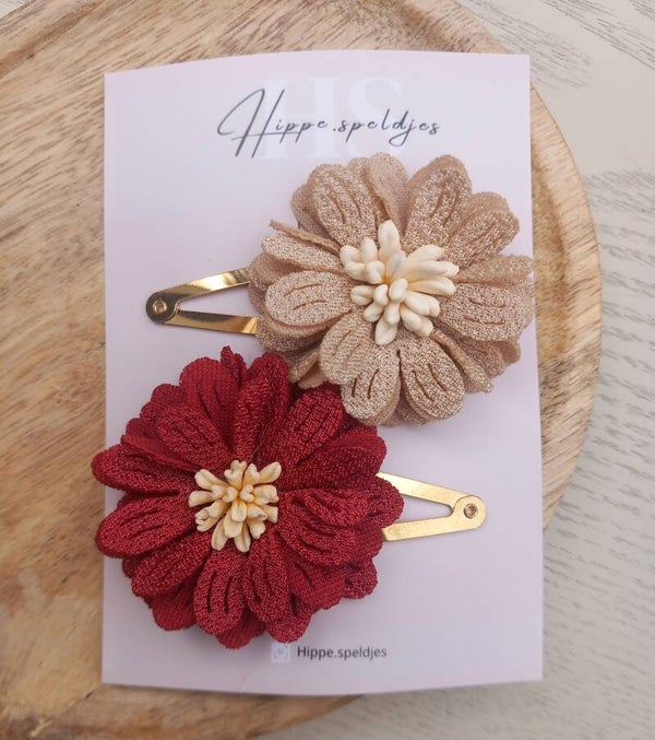Set - Autumn big flowers