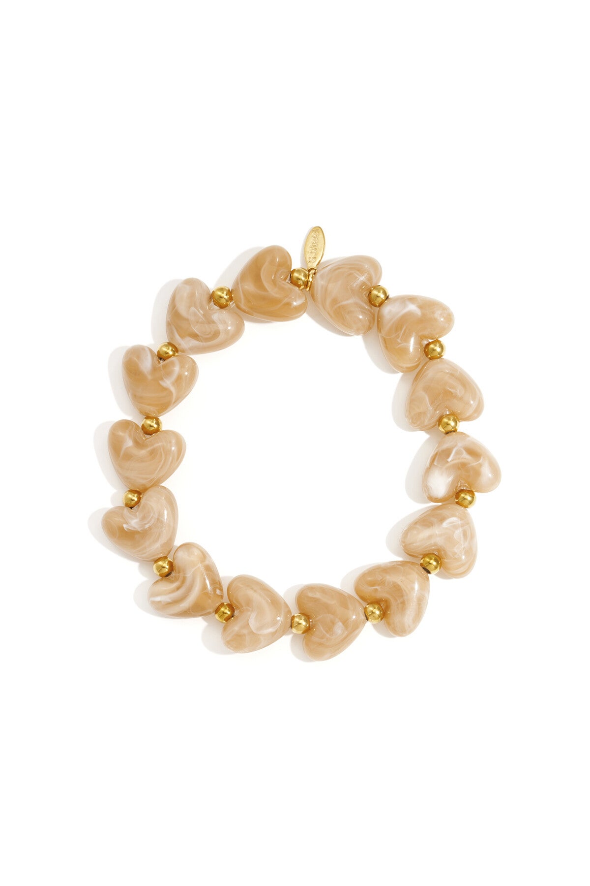 Kralenarmband beige