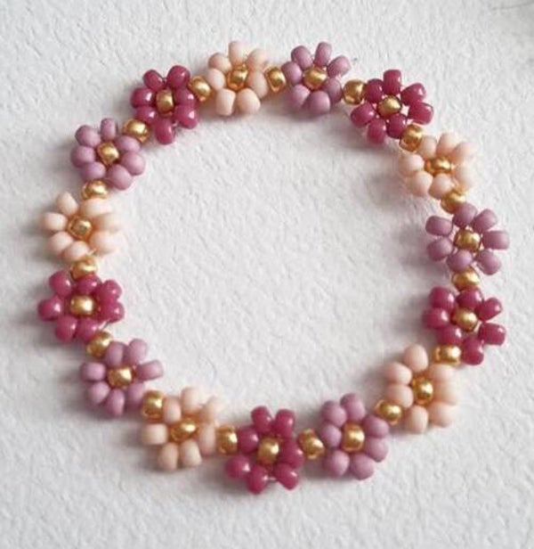 Kinder bloemetjes armbandje Fay