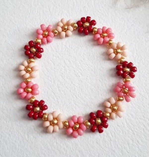 Kinder bloemetjes armbandje Demi