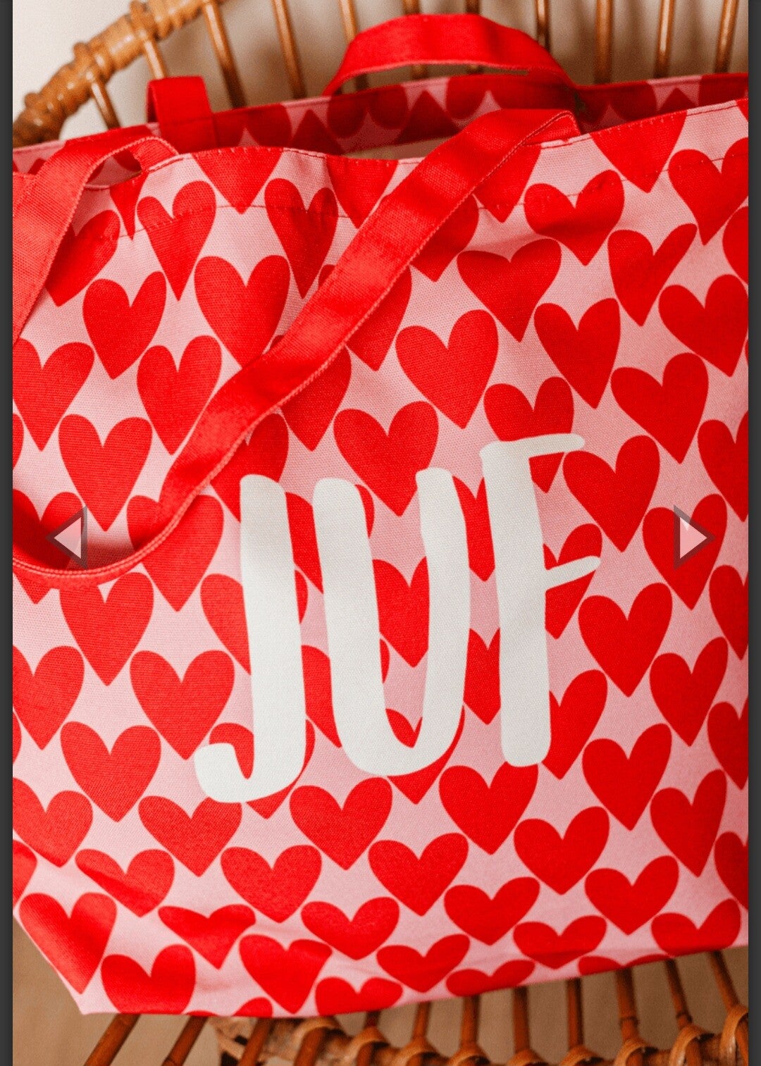 Canvas tas - Juf