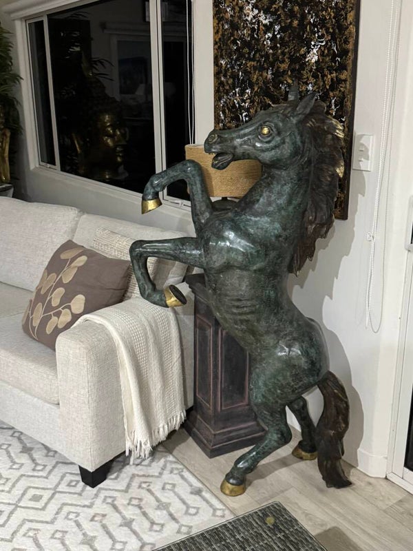 Bronze horse