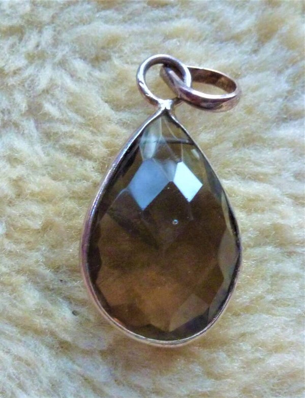 Rookkwarts 925 zilver, facet