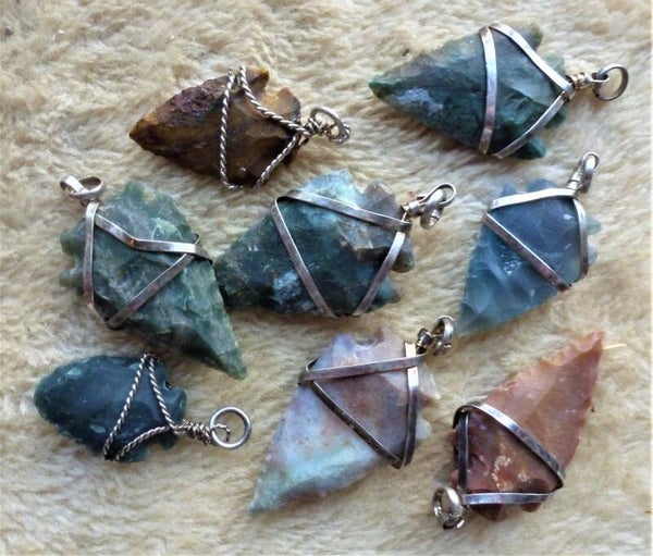 Jaspis pijlpunten  voorbeeld