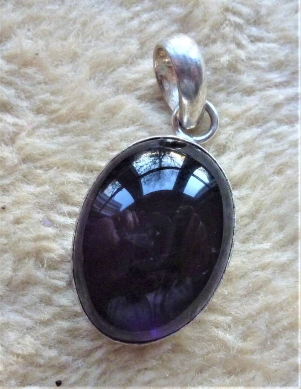 Amethist met zilver 925