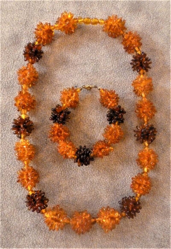 Bansteen bloemig set