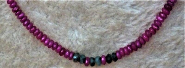 Robijn met Smaragd 5 mm