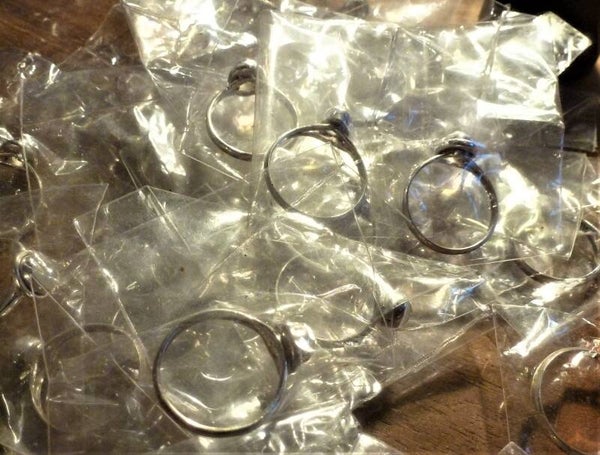 925 Zilveren kinderringetjes Voorbeeld