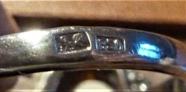 Twee zilvermerken 925  voorbeeld