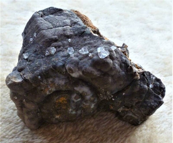 Herkimer diamant op matrix,  voorbeeld