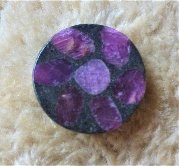 Trapiche robijn  voorbeeld