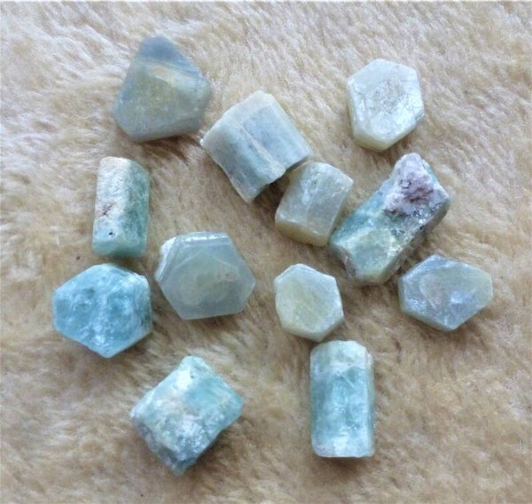 Groene-blauwe Robijn korund uit Afrika