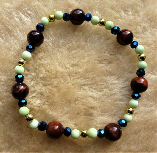 Carborundum met Citroen Chysopas en Tijgeroog rood 4 - 4 en 8 mm