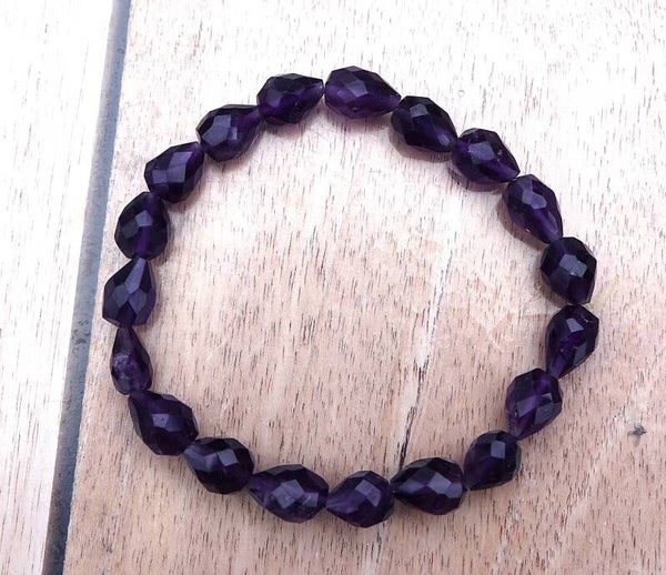 Amethist armbandje AAA Facet