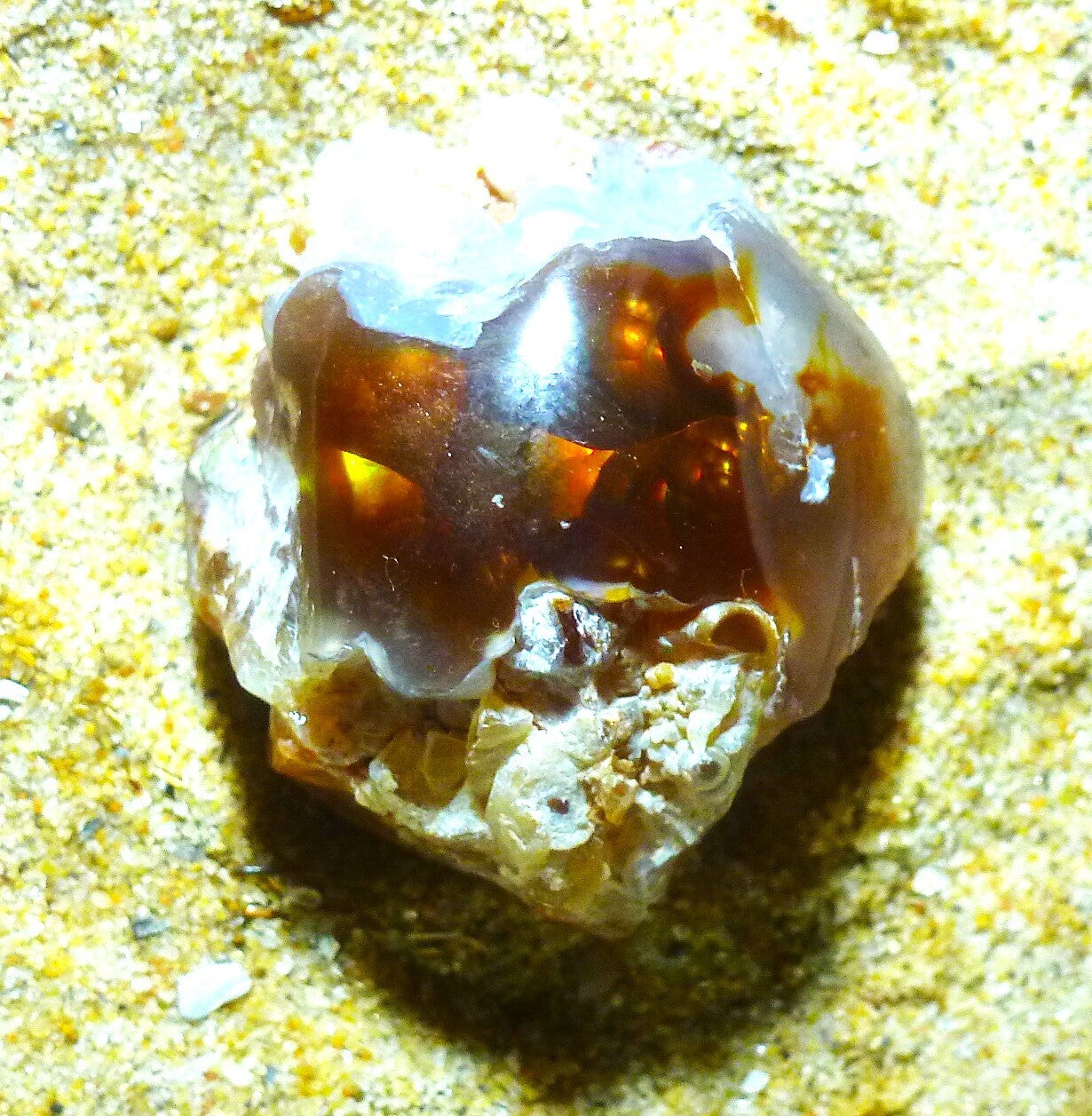 Ditis een mooie Vuur-agaat uit Mexico 4