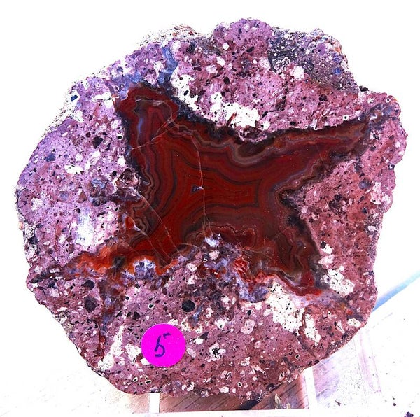 Agaat, Achate Thunderegg Nowy Kosciol Polen
