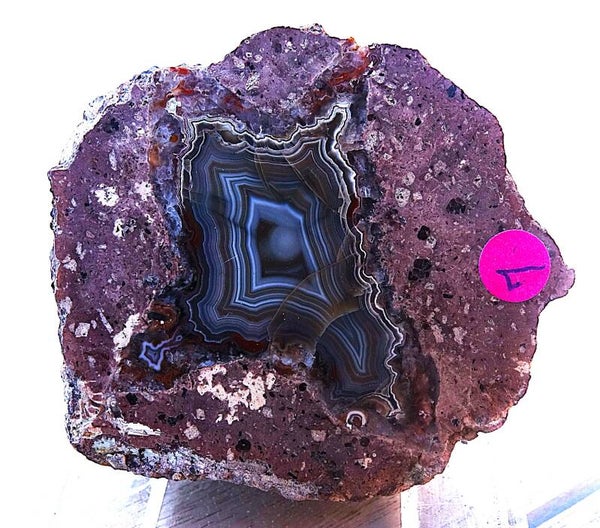 Agaat, Achate Thunderegg Nowy Kosciol Polen