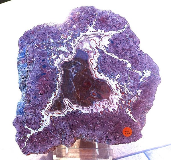 Agaat, Achate Thunderegg Nowy Kosciol Polen