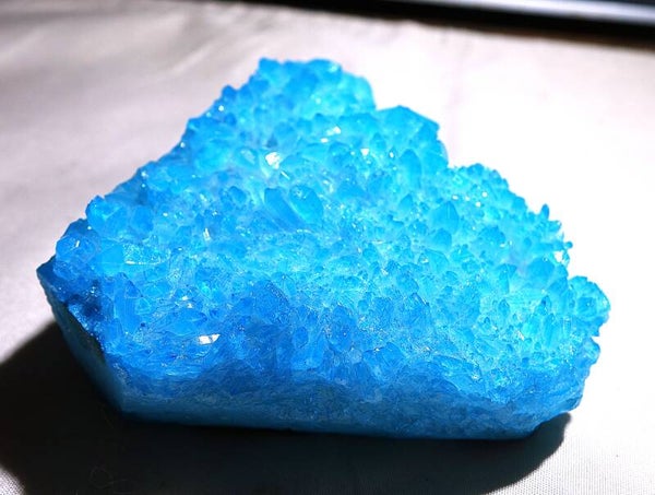 De ECHTE met goud verdampte Aqua-Aura. kw. B