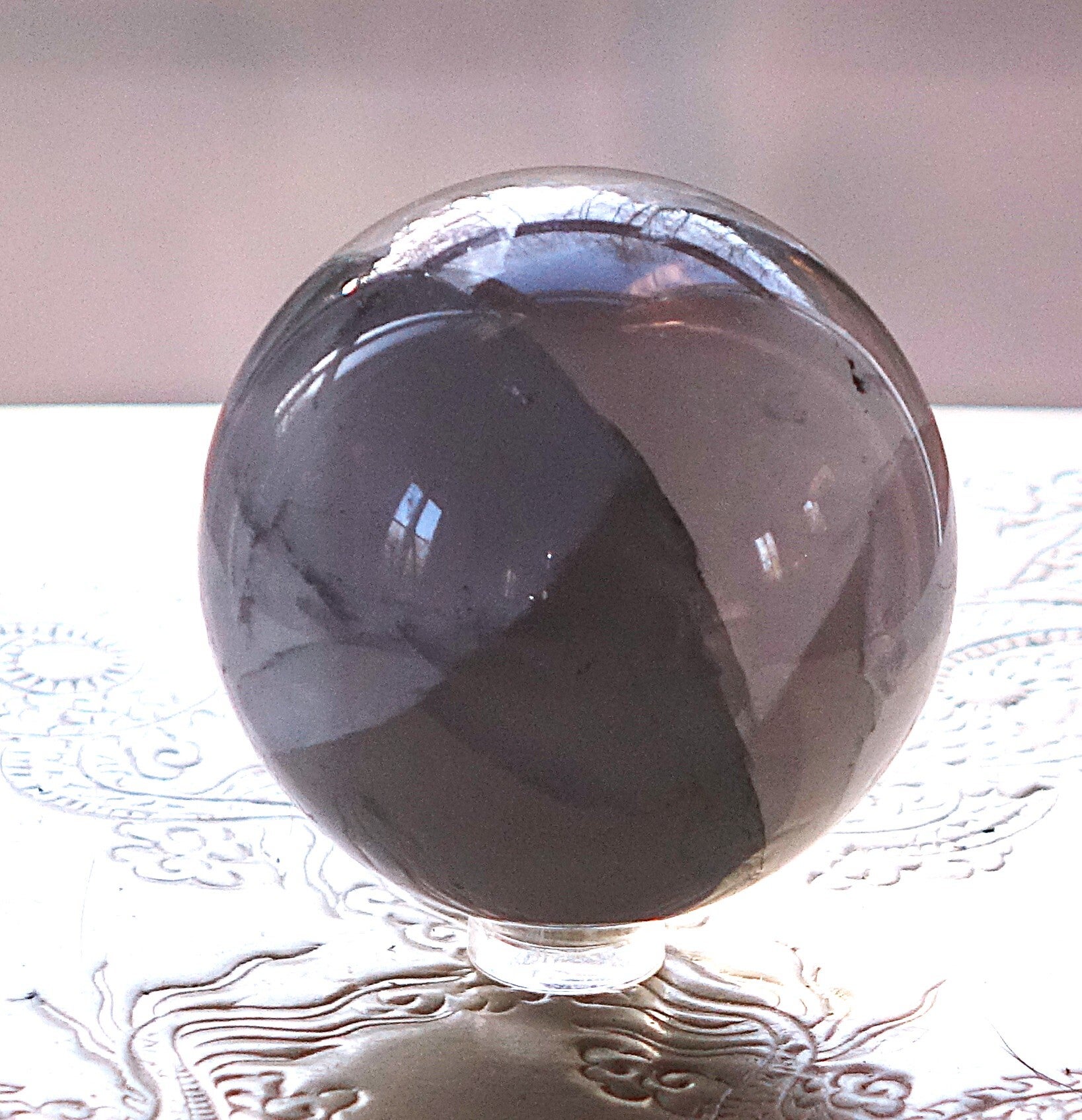 Mooie Celestine bol ( zeldzaam ) 6 cm