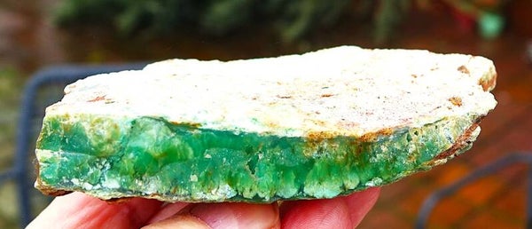Ruw Mooi stuk Australische Chrysopraas