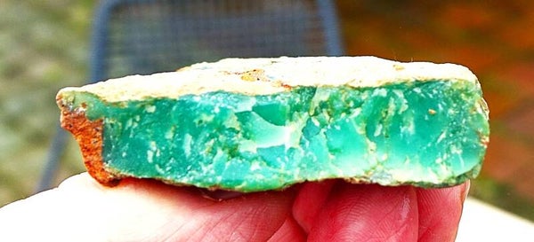 Ruw Mooi stuk Australische Chrysopraas