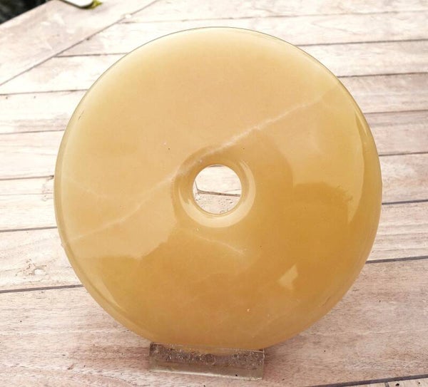 Mooie zeer grote zeldzame Calsiet Donut 17 cm