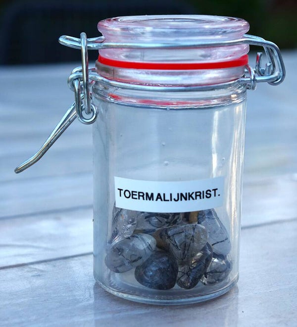 Mineralenglaasje met Tourmelijnkwarts 19