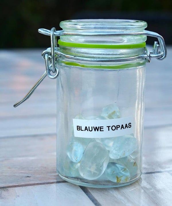 Mineralenglaasje met Topaas 20